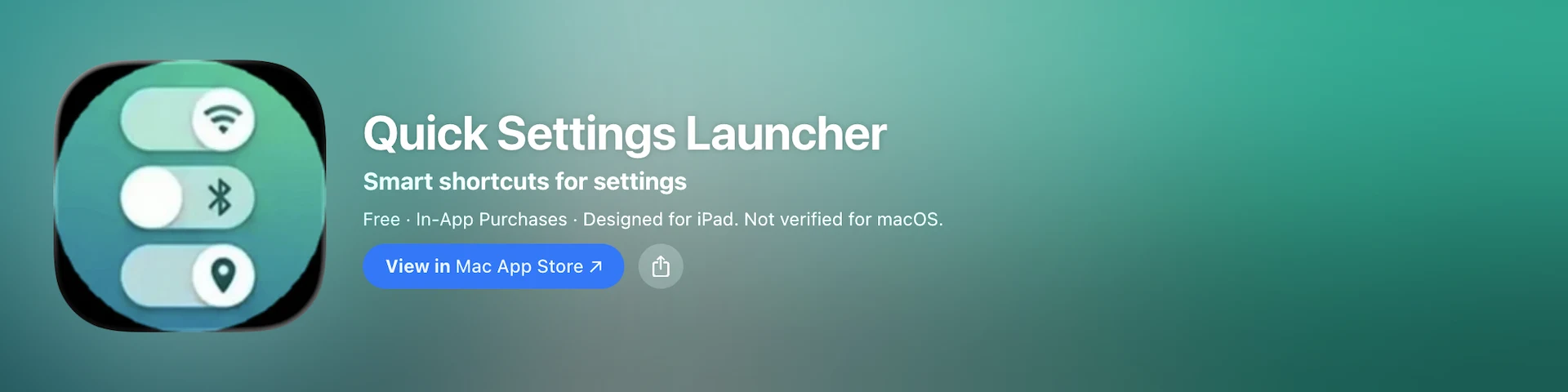 Quick Switch banner